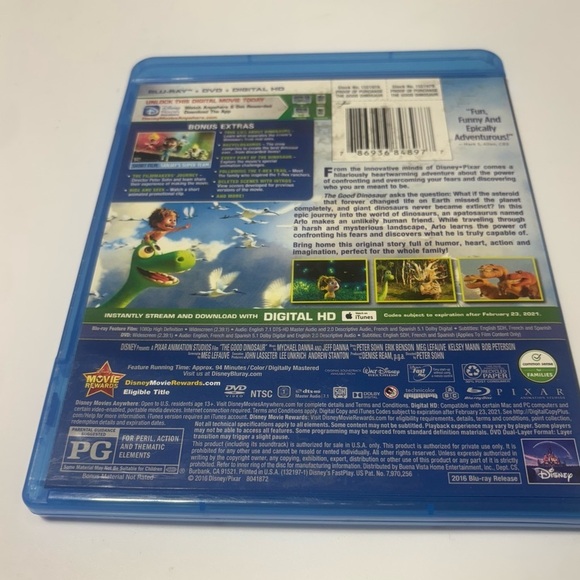 The Good Dinosaur. Blu-ray, DVD, and Digital HD combo pack - Picture 2 of 3